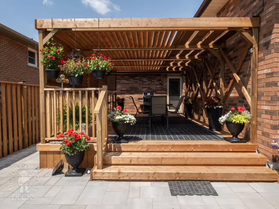 Deck with Pergola