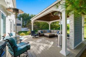 back yard pavilion